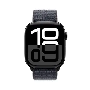 Apple Watch Series 10 LTE 46mm Diamantschwarz Aluminiumgehäuse mit Ink Sport Loop