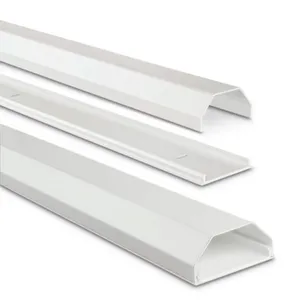 Hama 00220989 Alu-Kabelkanal, eckig, 110 x 5 x 2,6 cm, Weiß
