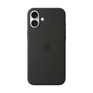 Apple Original iPhone 16 Plus Silikon Case mit MagSafe - Schwarz