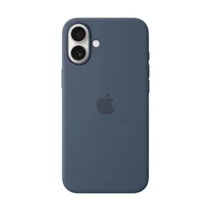 Apple Original iPhone 16 Plus Silikon Case mit MagSafe - Denim