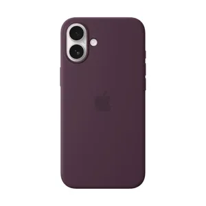 Apple Original iPhone 16 Plus Silikon Case mit MagSafe - Pflaume