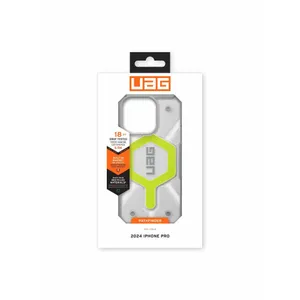 UAG Urban Armor Gear Pathfinder MagSafe Case Apple iPhone 16 Pro active neon (transparent)