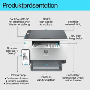 HP LaserJet Pro M234dw S/W-Laserdrucker Scanner Kopierer LAN WLAN