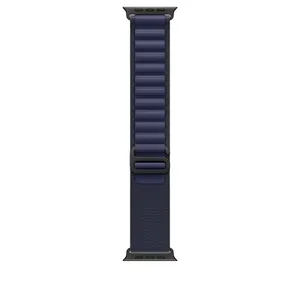 Apple Watch Alpine Loop Armband für Watch Ultra 49mm Marine / Titan schwarz (M)
