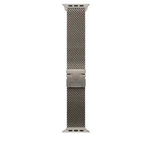 Apple Watch Milanese Armband für Watch Ultra 49mm Titan natur (L)