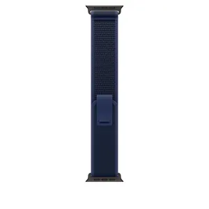Apple Watch Trail Loop für Watch Ultra 49mm Blau / Titan schwarz (S/M)