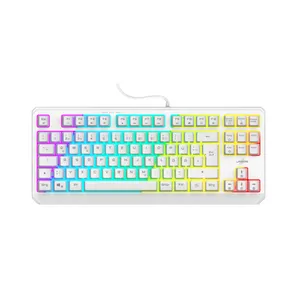 uRage 00217819 Gaming-Keyboard Exodus 220 TKL, Weiß, QWERTZ DE