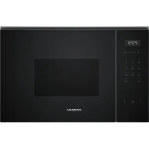 Siemens iQ500 BF525LMB1 Einbau-Mikrowelle Schwarz, Edelstahl
