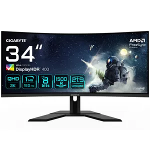 Gigabyte G34WQCP 86,4cm (34") UWQHD VA Gaming Monitor Curved 21:9 HDMI/DP 180Hz 1ms FreeSync Premium