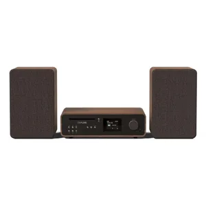Pure Classic Stereo Coffee Black/Walnut EU/UK