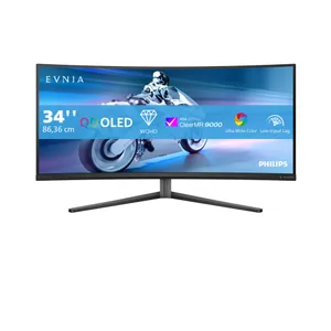 Philips Evnia 34M2C6500 86,4cm (34") WQHD OLED Curved Gaming Monitor 21:9 HDMI/DP/USB 175Hz 0.03ms Sync