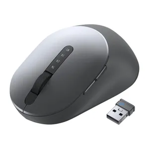 Dell Multi-Device Wireless-Maus MS5320W Grau - Bluetooth, USB-Dongle, 4000 DPI, 5 Tasten, 84g