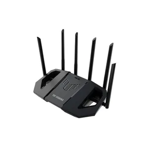 ASUS TUF Gaming BE6500 Wifi 7 Dual Band Gigabit Router AiMesh bis zu 6500 Mbit/s schwarz