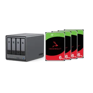 UGREEN NASync DXP4800 NAS System 4-Bay 24TB inkl. 4x Seagate IronWolf ST6000VN006 6 TB