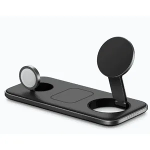 Satechi Magnetic 2-in-1 Wireless Charging Stand Space Gray