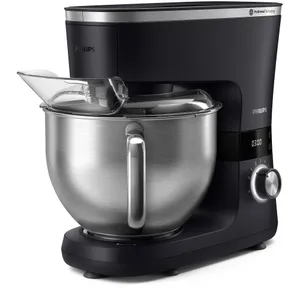 Philips HR7962/01 Küchenmaschine Series 7000 schwarz/Edelstahl 5,5l Schüssel 1.000W