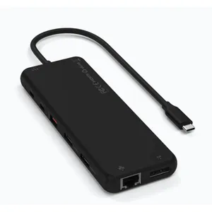 Satechi USB-C (1x 85W PD) 13-in-1 Triple Display Multiport Adapter Schwarz