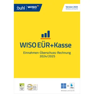 Buhl Data WISO EÜr+Kasse 2025 PC und Mac | Download & Produktschlüssel