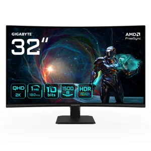 GIGABYTE GS32QCA 31.5 Zoll WQHD VA Panel 16:9 180 Hz Curved Gaming Monitor