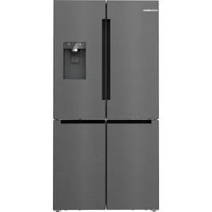 Bosch KFI96AXEA Serie 6 Side-by-Side Kühlschrank (Multi-Door/French-Door Style) 183 cm Höhe EEK E Crushed Ice/ Eiswürfel/ Wasser-Spender