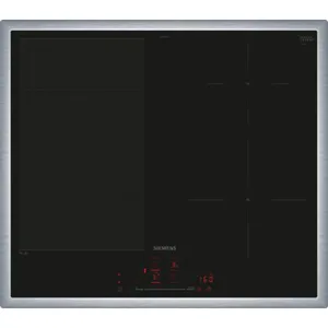 Siemens EX645HEC1E iQ700 Glaskeramik-Kochfeld, 60 cm, mit Rahmen aufliegend