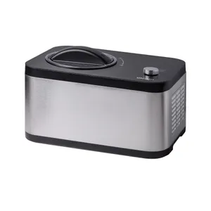 Unold 48826 Eis- & Joghurtbereiter EVA Kompressor Eismaschine 1,5 l 120 W Schwarz,