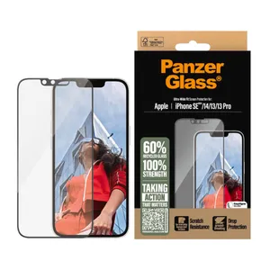 PanzerGlass UWF Displayschutz für iPhone 16e, 14, 13, 13 Pro
