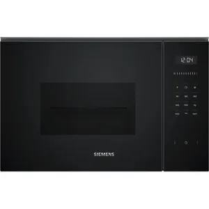 Siemens iQ500 BE555LMB1 Einbau-Mikrowelle Schwarz, Edelstahl