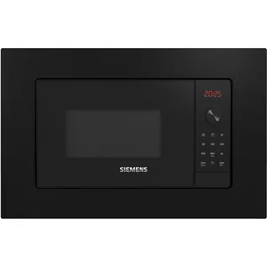 Siemens iQ300 BE623LMB3 Einbau-Mikrowelle Schwarz, Edelstahl