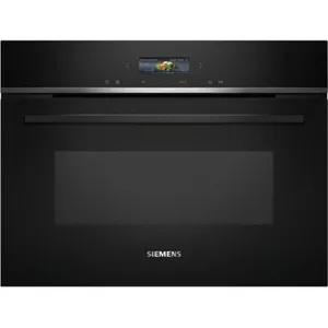 Siemens CE732GXB1 iQ700 Einbau-Mikrowelle mit Grillfunktion schwarz