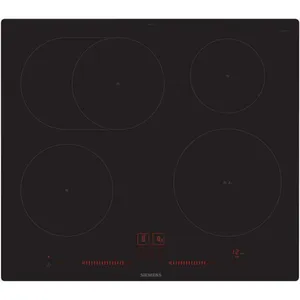 Siemens EH601LFC1E iQ300 Induktionskochfeld 60 cm Schwarz, flächenbündig (integriert)