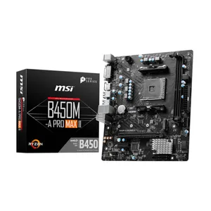 MSI B450M-A PRO MAX II Mainboard AM4 HDMI/DVI