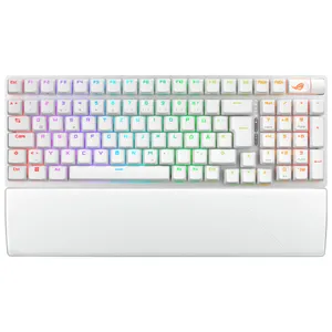 ASUS ROG Strix Scope II 96 RX Wireless Weiß, 96% Layout, ROG RX Switches, Tri-Mode-Verbindung, USB-C, Bluetooth, 2,4Ghz