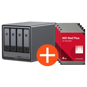 UGREEN NASync DXP4800 Plus NAS System 4-Bay 16TB inkl. 4x WD WD40EFPX NAS HDD - 4 TB