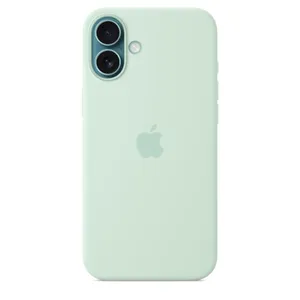Apple Original iPhone 16 Plus Silikon Case mit MagSafe - Aquamarin