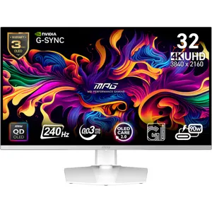 MSI MPG 321URXWDE QD-OLED 80cm (31,5") 4K Gaming Monitor 16:9 HDMI/DP/USB-C PD90W 240Hz