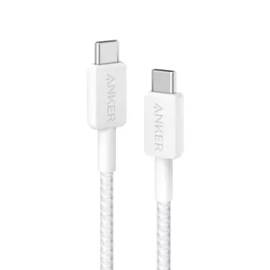 Anker 322 USB-C auf USB-C Kabel 60W 180cm geflochten weiß