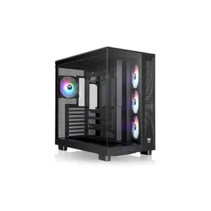 Thermaltake View 380 XL Gaming PC Gehäuse Midi-Tower Schwarz Seitenfenster
