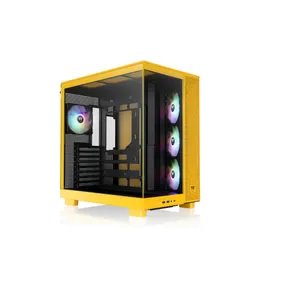 Thermaltake View 380 XL Gaming PC Gehäuse Midi-Tower Bumblebee Seitenfenster