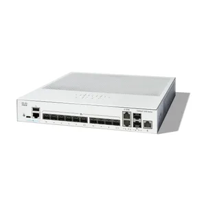 Cisco Catalyst C1300-12XS Rackmount 10G Managed Stack Switch, 2x RJ-45/SFP+, 10x SFP+