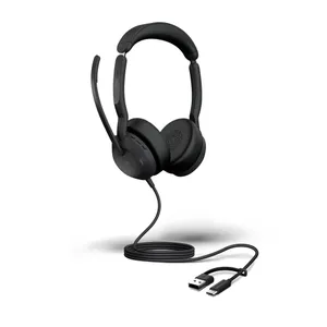 Jabra Evolve2 50 UC Stereo kabelgebunden Headset schwarz USB-A/C