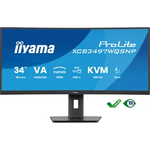 iiyama ProLite XCB3497WQSNP-B1 34 Zoll UWQHD VA Panel 21:9 120 Hz Curved Monitor
