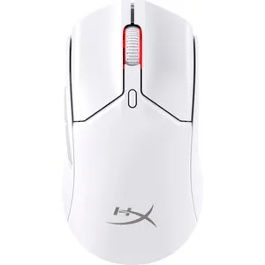 HyperX Pulsefire Haste 2 Mini Wireless Gaming-Maus Weiß kabelgebunden / kabellos für Rechtshänder