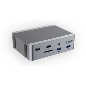LMP USB4 SuperDock 2 15-Port Dockingstation für MAC und PC silber