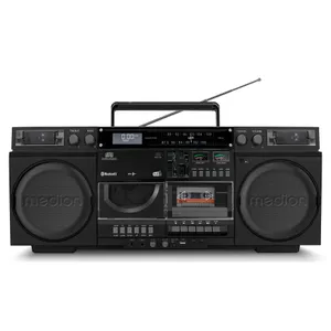 Medion LIFE® P66538 Retro-Boombox schwarz