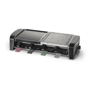 Severin RG 9645 Raclette-Grill mit Naturstein 1.400W schwarz