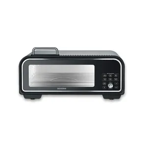 Severin PG 8575 SERICO Digitaler Pizzaofen 2000W schwarz