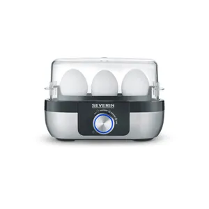 Severin EK 3163 Eierkocher mit Kochzeitüberwachung für bis zu 3 Eier