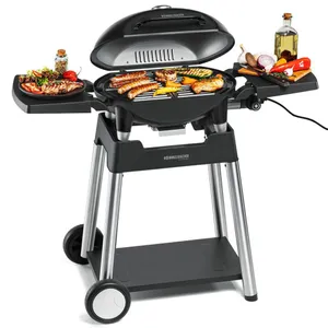 Rommelsbacher BBQ 4100/S Barbecue Grill mit Grillwagen 2200W