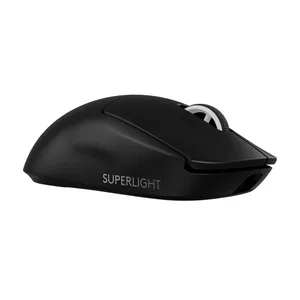 Logitech PRO X Superlight 2 Schwarz, Kabellose LIGHTSPEED Technologie, Hero 2 Sensor, 44.000 DPI, 8000Hz (0.125ms) Melderate, 60 g
